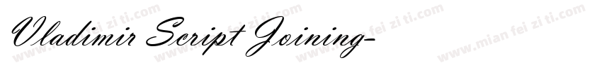 Vladimir Script Joining字体转换